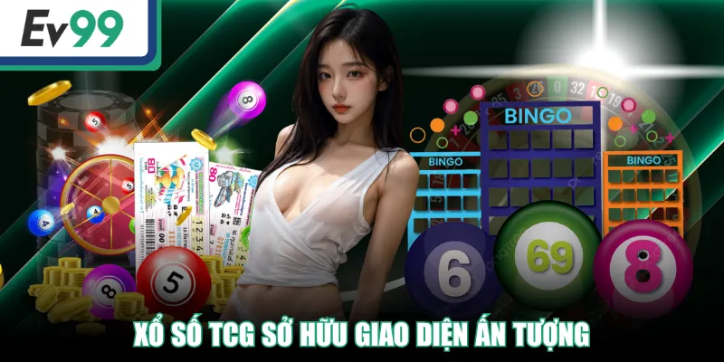 Xổ số TCG sở hữu giao diện ấn tượng